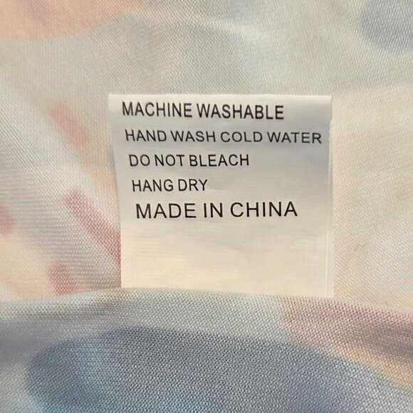 Women's Bold Abstract Multicolor Print V-Neck Blouse, 4XL - Picture 6 of 11